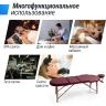 Массажный стол UNIX COMFORT 3 SECTION Burgundy MTCOMFORTBR